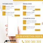Plan telefonicznych dyżurów w ośrodku: 28-30 kwietnia 2020 r.