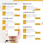 Plan telefonicznych dyżurów w ośrodku: 29 czerwca – 3 lipca 2020 r.