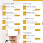 Dyżury 30.11-04.12.2020