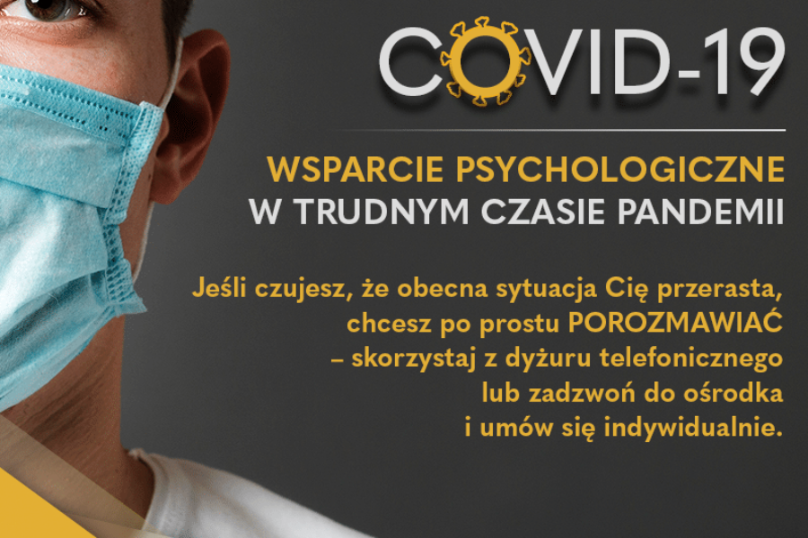 COVID – wsparcie psychologiczne