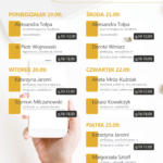 Dyżury telefoniczne – 19-23.09-2022