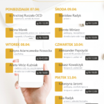 Dyżury telefoniczne – 7-11.04.2025