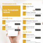 Dyżury telefoniczne – 06-10.04.2026